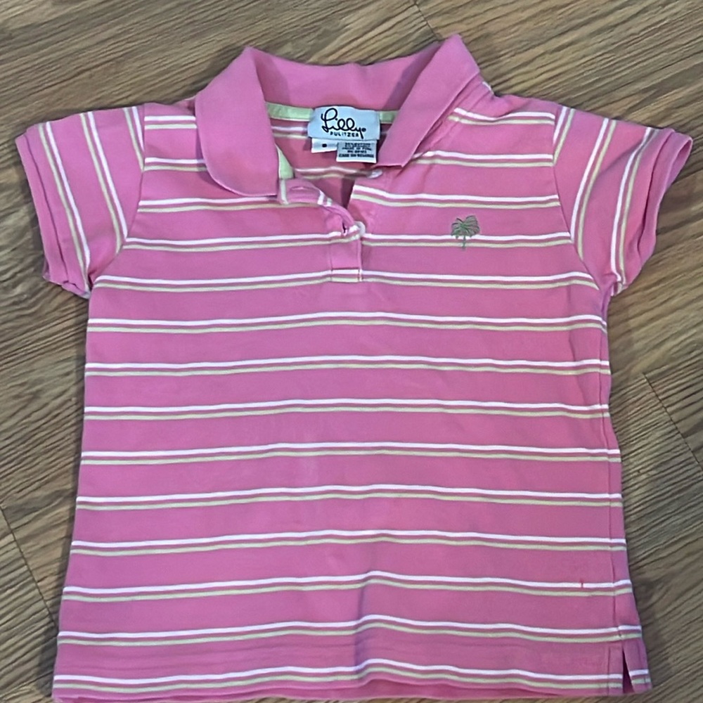 Little girls Lilly Pulitzer polo